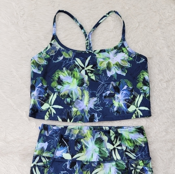 X by Gottex Floral Workout Set - Picture 4 of 14